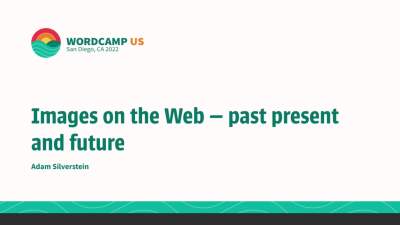 Images on the web — past present and future