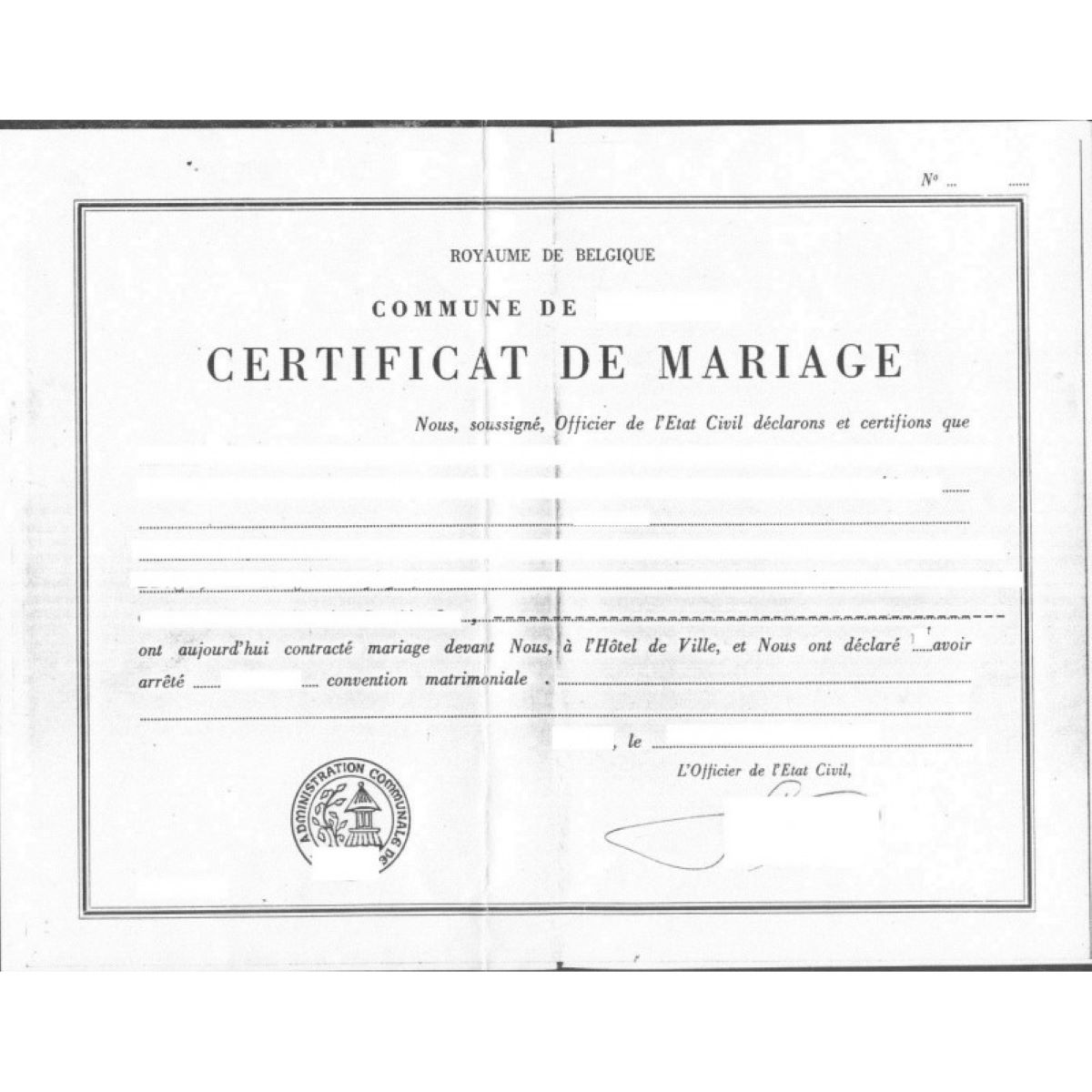 Comment Demander une Copie de l'Acte de Mariage en Belgique