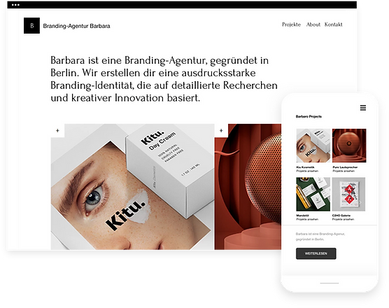 Branding-Agentur Website