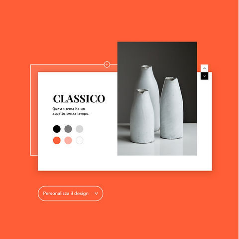 Immagine di un tema del sito web chiamato Classico.
