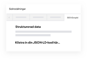 Anpassad strukturerad data på din Wix-hemsida med JSON-LD-kod