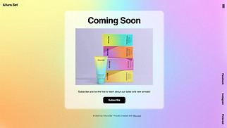 All website templates - Coming Soon Landing Page