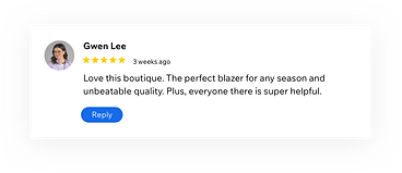 Google business profile review