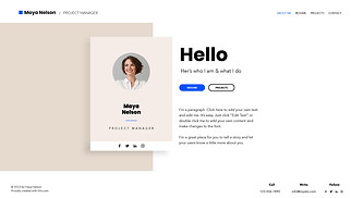 Most Popular website templates - Business CV