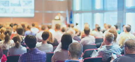 audience at a conference