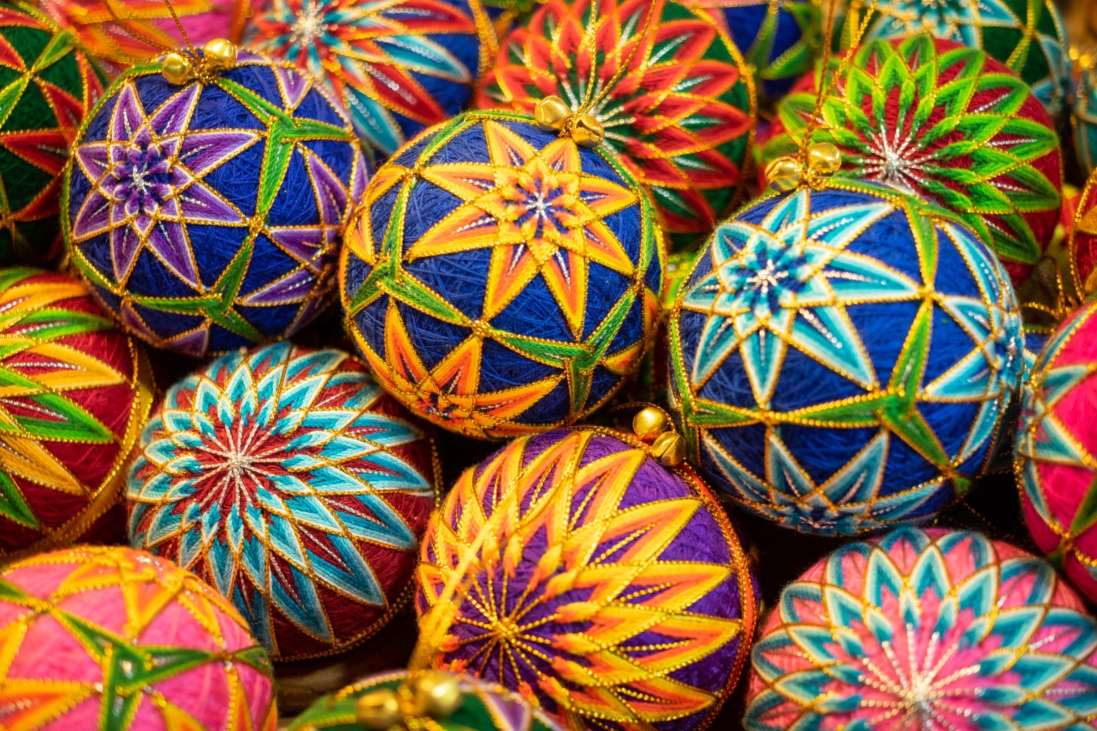 Christmas tree ornaments sold at the Chiang Mai night market, Thailand. Photo contributed by Roy Tanck to the WordPress Photo Directory.