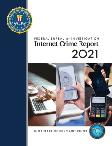 2021 Internet Crime Complaint Center Annual Report Cover