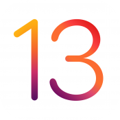 iOS 13 logo.