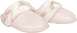 Women's Comfy Faux Fur House Slipper Scuff Memory Foam Slip on Anti-Skid Sole