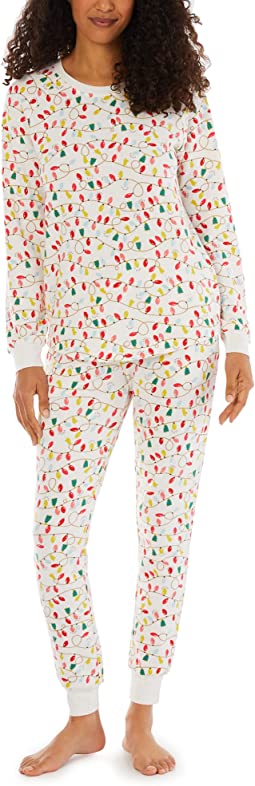 Christmas Lights Long PJ Set