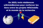 Trois résidences wikimédiennes en 2023 !