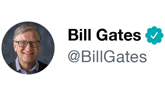 Bill Gates Twitter Image