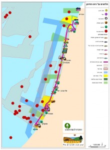 מפת הלחצים של הים התיכון - איור: החברה להגנת הטבע