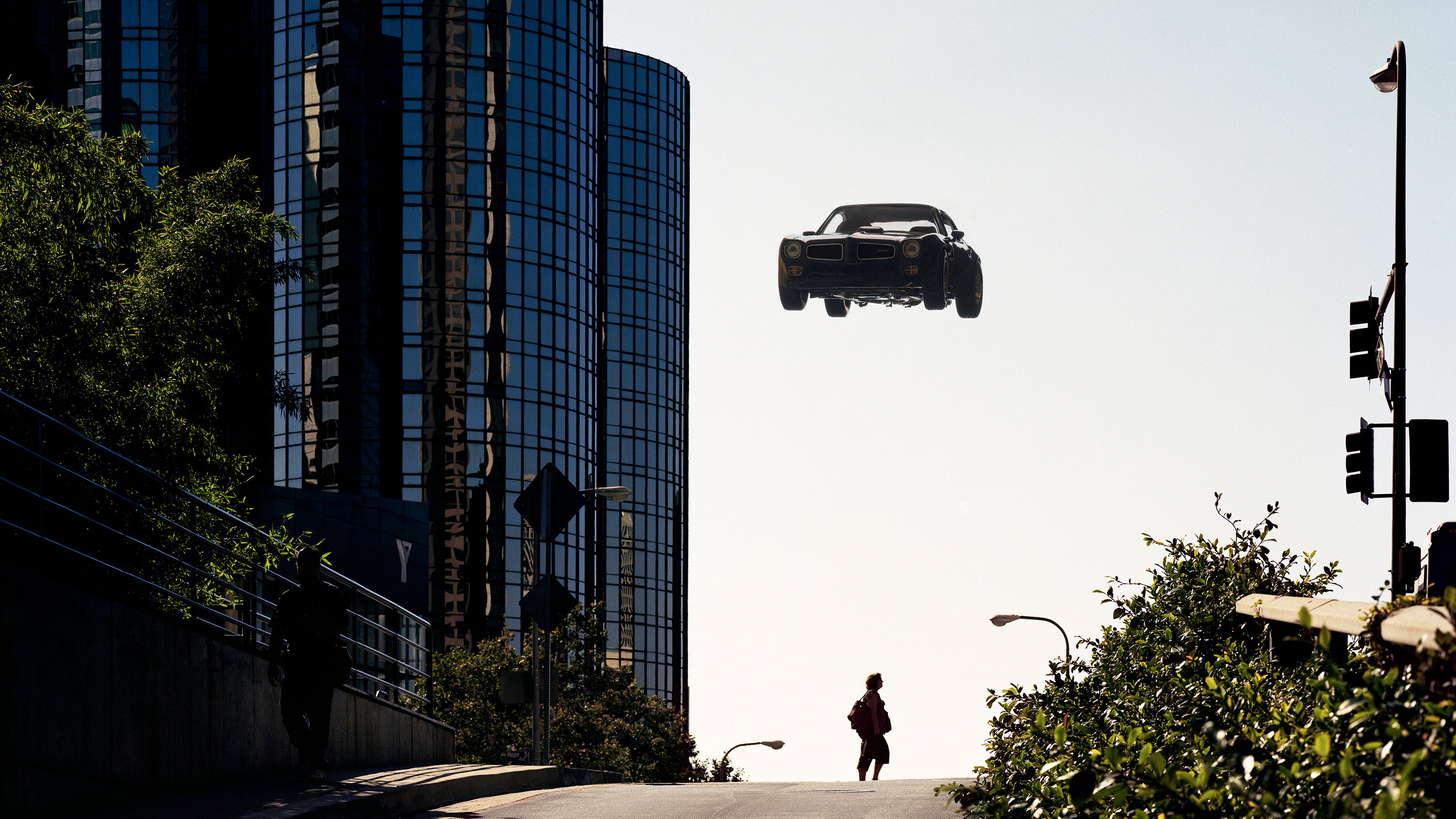 “Metro Center,” 2018. “Where’s my flying Car?” is a legitimate question.