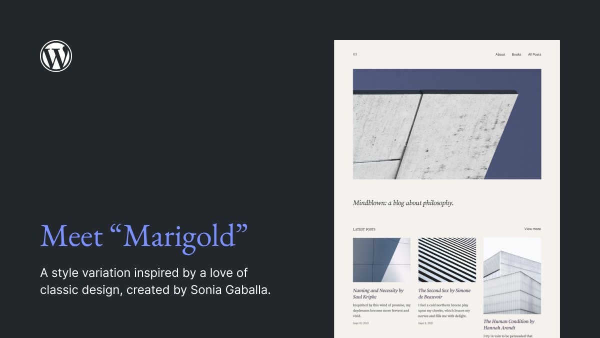 Meet "Marigold": A style variation inspired by a love of classic design, created by Sonia Gaballa.