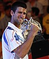 Novak Djokovic AO win 2011.jpg