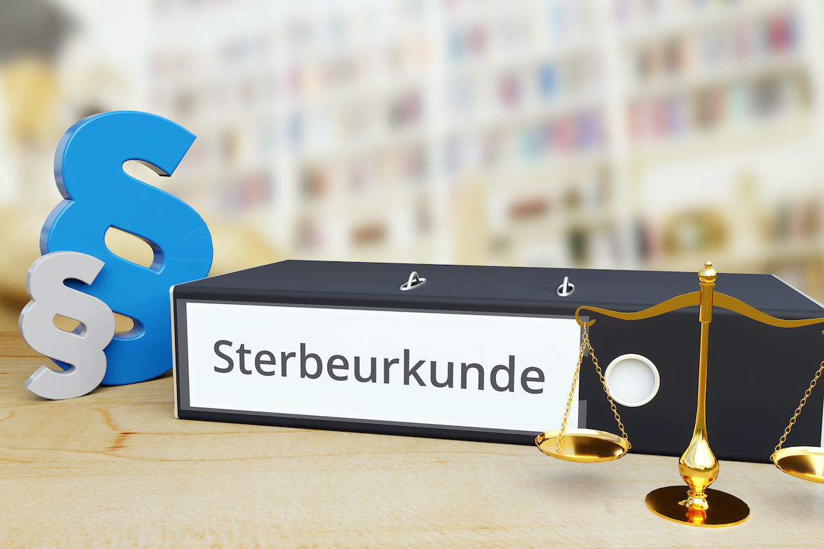 Sterbeurkunde in Deutschland