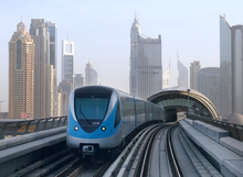 Dubai Metro train