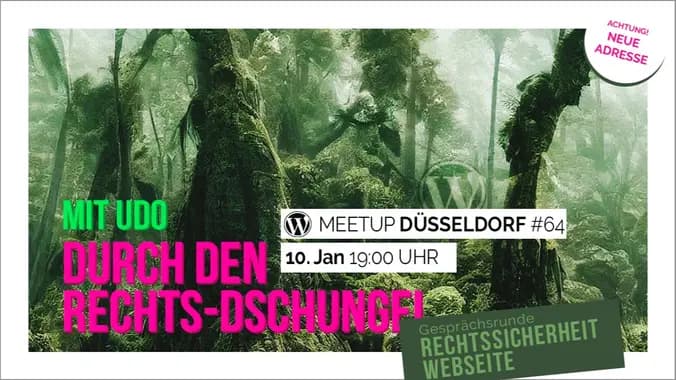 WPDUS #64 – Mit Udo durch den Rechtsdschungel – Gesprächsrunde Rechtssicherheit