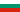 Flagge Bulgarien