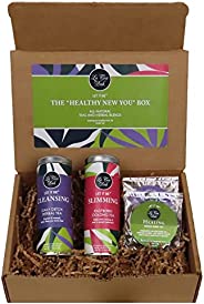 Holiday Tea Subscription Box - Delivered Monthly | 12 Festive Gourmet Tea Gift Sets | Herbal Tea Assortment | 