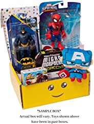Toy Box Monthly - Kids Toy Subscription Box. Receive 4-6 Small Licensed Toys for Boys Ages 4 to 8