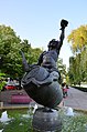 Statue of Dionysus in Remich Luxembourg