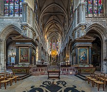 interior of Gothic church