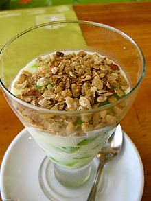 Buko pandan topped with Pinipig at Cafe Laguna, SM City, Cebu.jpg