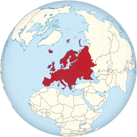 Europe on the globe (red).svg