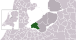 Location of Almere