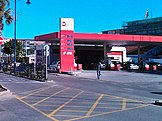 Petrol station where two of the IRA members were shot, pictured in 2014