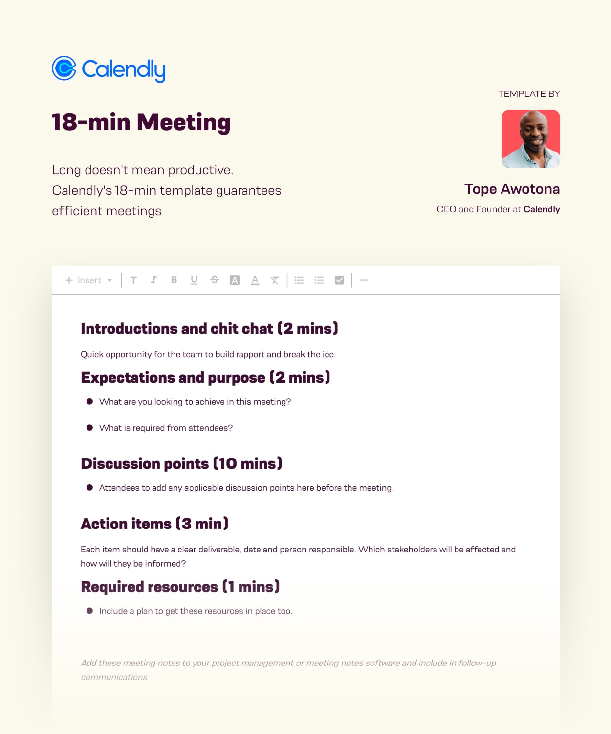 Meeting Template