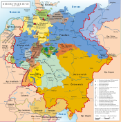 Map of the German Confederation