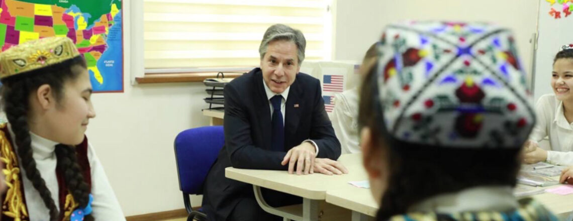 Secretary Blinken Highlights U.S. Commitment to English in Uzbekistan