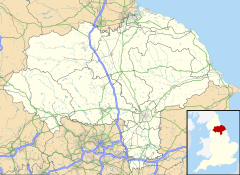 York is located in North Yorkshire