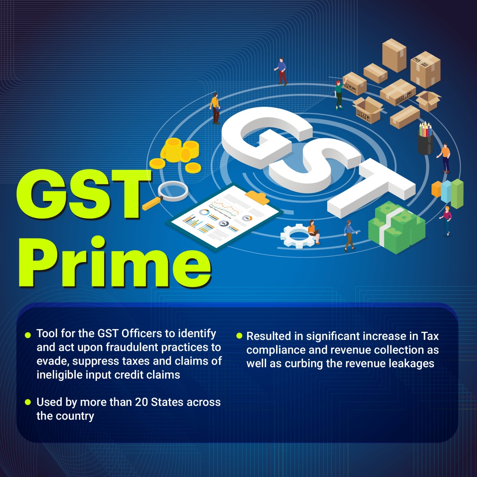 Image of GST Prime, the GST Analytical System by NIC.