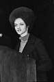 Image 2Kathleen Cleaver delivering a speech, 1971 (from African-American women in the civil rights movement)