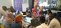 Wikigap editthorn 2020 Impact Hup, Khartoum