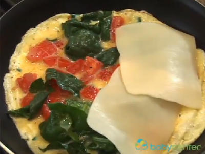 Receita de omelete de espinafre para grávidas