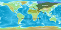 Image 7Sir Halford Mackinder's Heartland concept showing the situation of the "pivot area" established in the Theory of the Heartland. He later revised it to mark Northern Eurasia as a pivot while keeping area marked above as Heartland. (from Geopolitics)