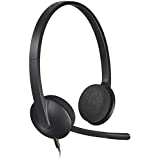 Logitech USB Headset H340, Stereo, USB Headset for Windows and Mac - Black