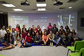 Editatón 100 Chicas Wiki, 9 de marzo de 2018 en Caracas