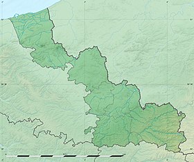 Voir sur la carte topographique du Nord