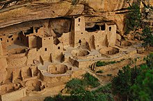 Aerial view of the Cliff Palace