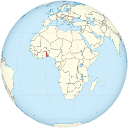 Togo - Localizzazione