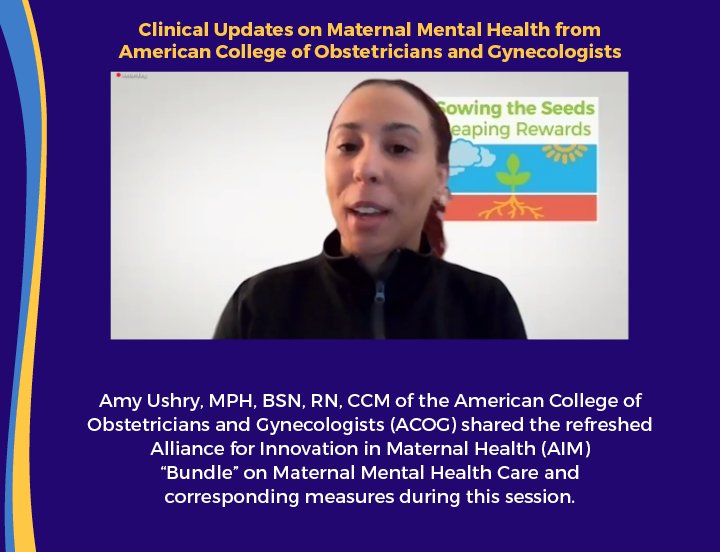 Clinical Updates on Maternal Mental Health from  American College of Obstetricians and Gynecologists