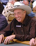 El jugador de póquer estadounidense Doyle Brunson