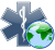 Globe-Star of life.svg