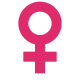 Venus symbol (heavy pink).svg